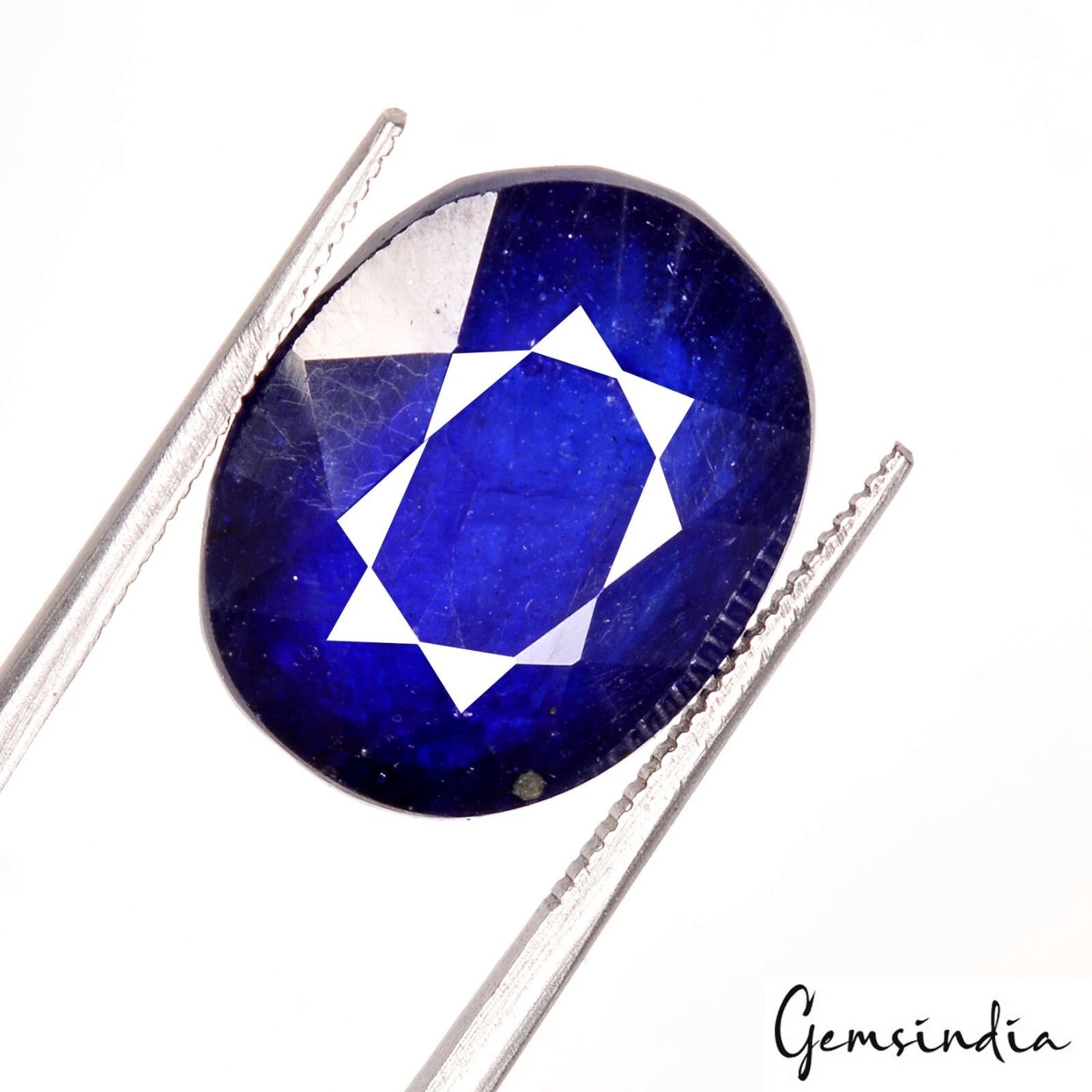 IGL&I Certified 17 Cts Natural Blue Ceylon Sapphire Oval Cut loose Gem For Ring