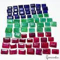 Certified 960 Cts/75 Pcs Natural Multi Color Emerald Ruby Sapphire Mix Cut Gems