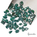 230 Ct/75 Pcs Natural Brazilian Dark Green Emerald Mix Cut Loose Gem For Jewelry