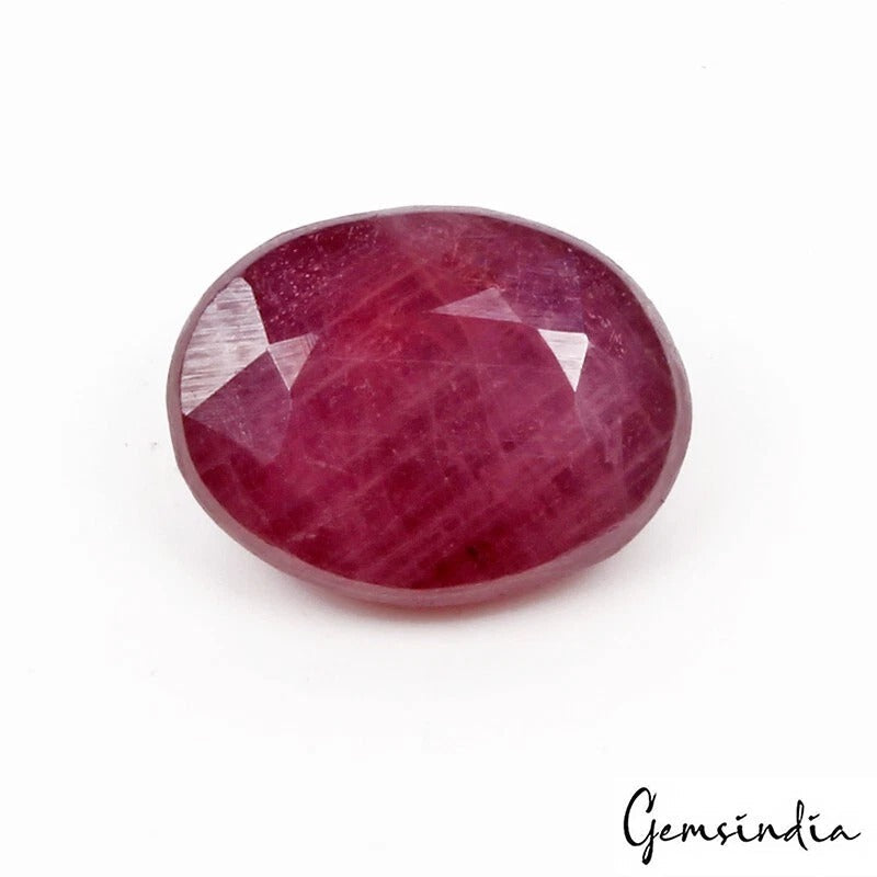 Certified 8.70 Cts Natural Mozambique Heated Red Ruby Oval Cut Precious Rare Gem