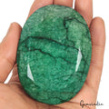 980 Ct Natural Green Emerald Oval Faceted Museum Size Earth Mined Loose Gemstone