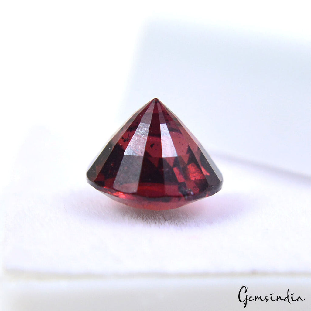 Rhodolite Garnet Loose Gemstone, Untreated — 7x6mm, 2.70 Ct, Sri Lanka