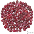 500 Cts/107 Pcs Natural Deep Red Ruby Oval Cab Loose Wholesale Gems for Jewelry