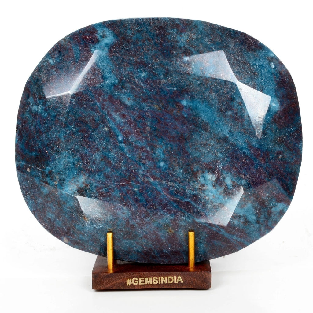 Ruby Kyanite Loose Gemstone, Oval Cut, Untreated — 7.3x6.4x2.4 Inches, 21000 Ct (4.2 Kg), Madagascar