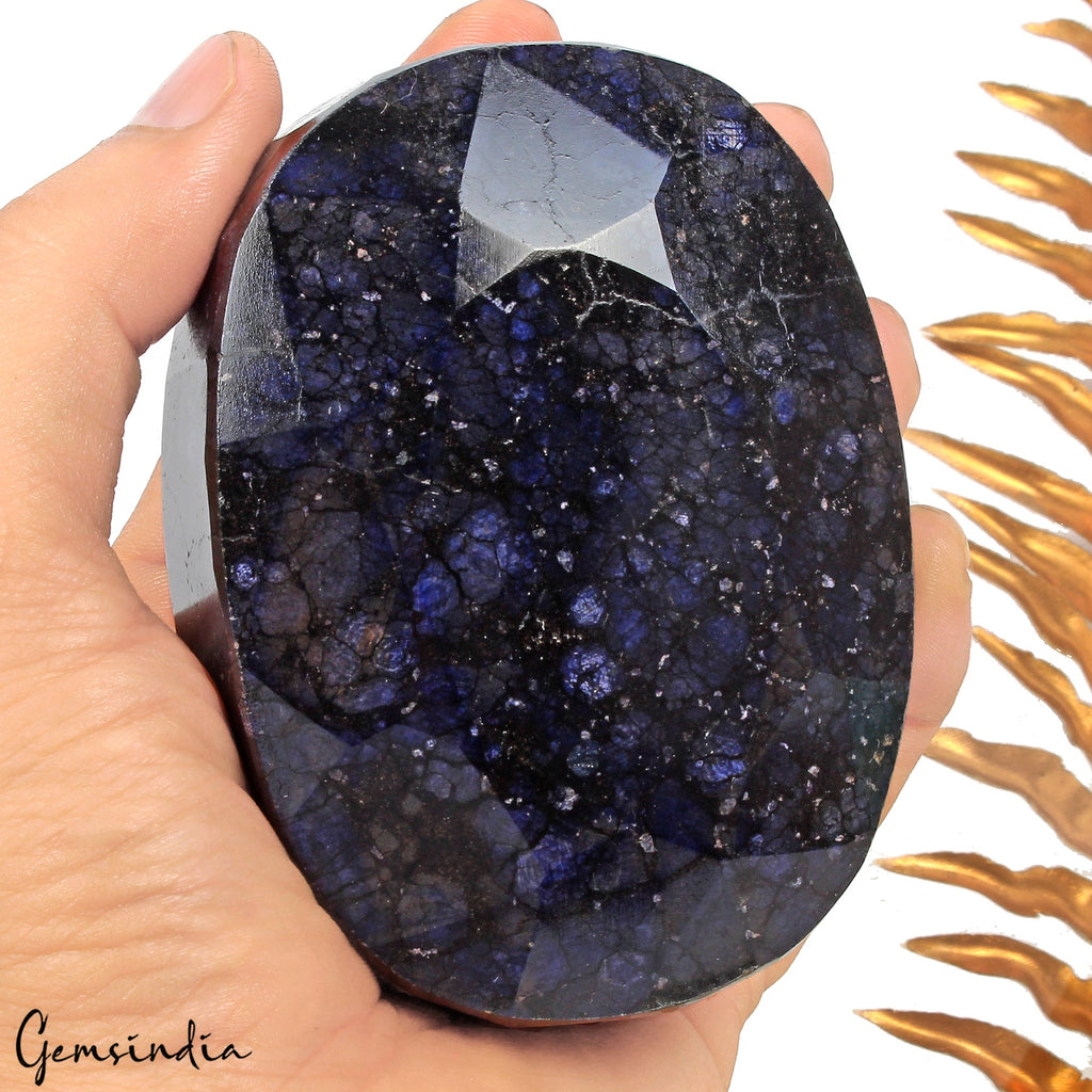 MUSEUM SIZE 4130 Ct Natural Blue Sapphire Oval Cut Loose Earth Mined Gemstone