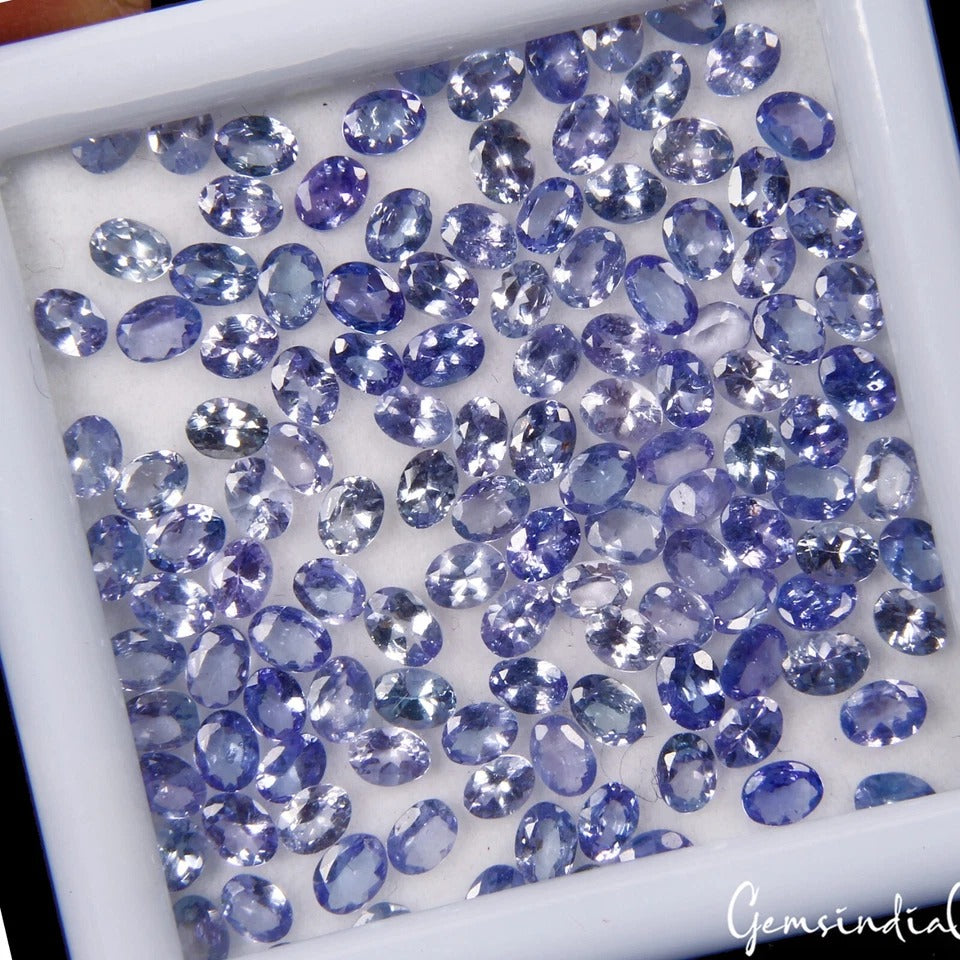 Tanzanite Loose Gemstone, Violet — 4x3 mm, 20.10 Ct