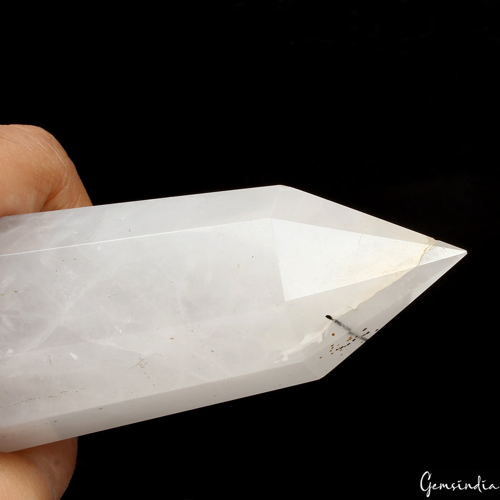 Tourmaline Carving, Black — 4.75x1.75 Inches, 0.26 Kg (1300 Ct)