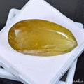 181.40 Cts Natural Untreated Yellow Citrine Quartz Pear Carved Gem For Pendant