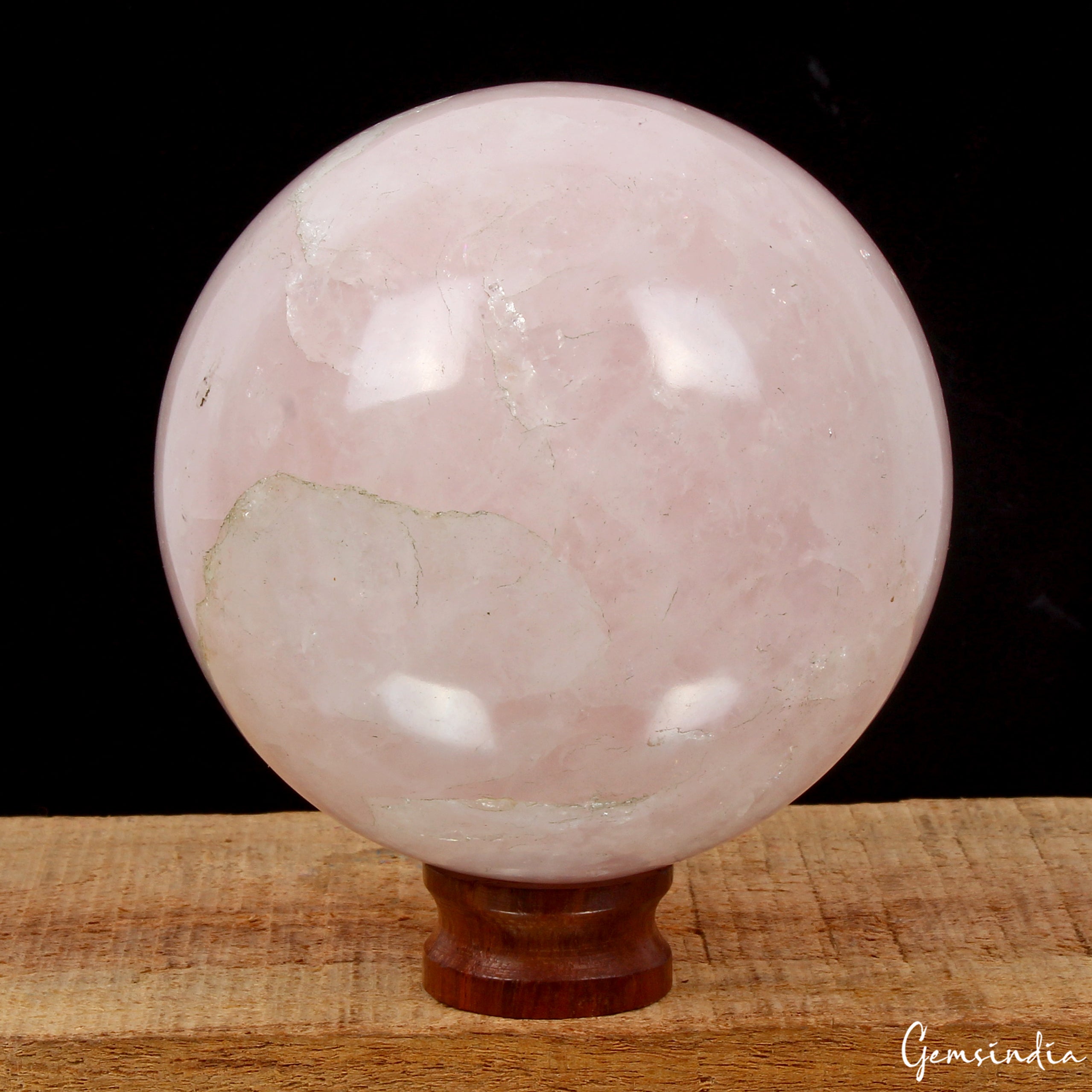 3920Ct Natural Pink Rose Quartz Polished Healing Crystal Mineral Gem Sphere/Ball