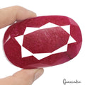 860 Carats Natural Eye Catching Pink Red Quartz Oval Faceted Cut Huge Loose Gem