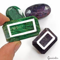 620 Ct Natural Emerald Sapphire Mix Cut Earth Mined Museum Size Gemstones Lot