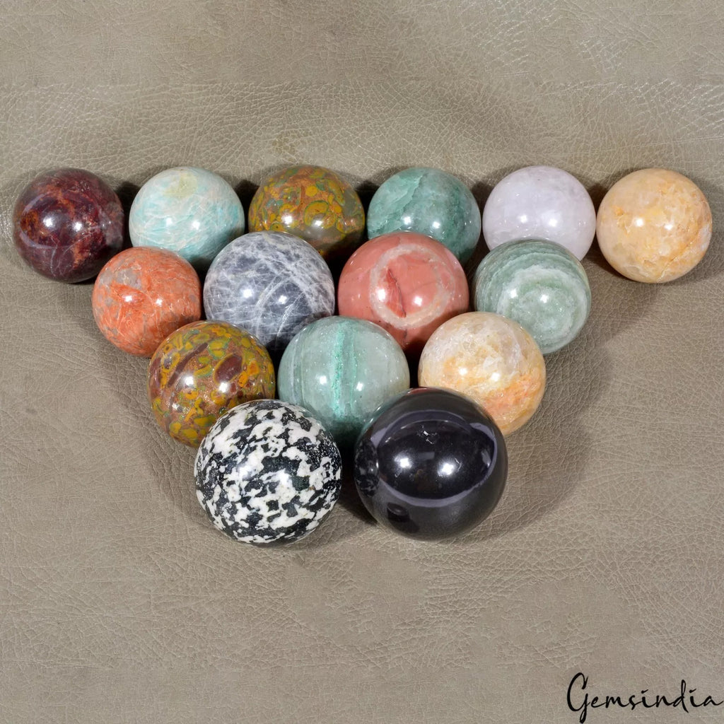 Multi-Gemstone Sphere, Untreated — 48mm, 16860 Ct