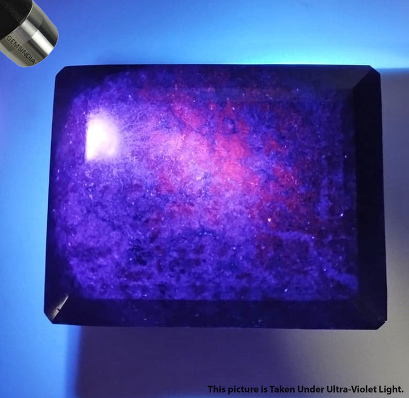 Blue Sapphire Loose Gemstone, Octagon Cut, Color Enhanced — 5.8x4.5x2.6 Inch, 16200 Ct (3.24 Kg), Madagascar