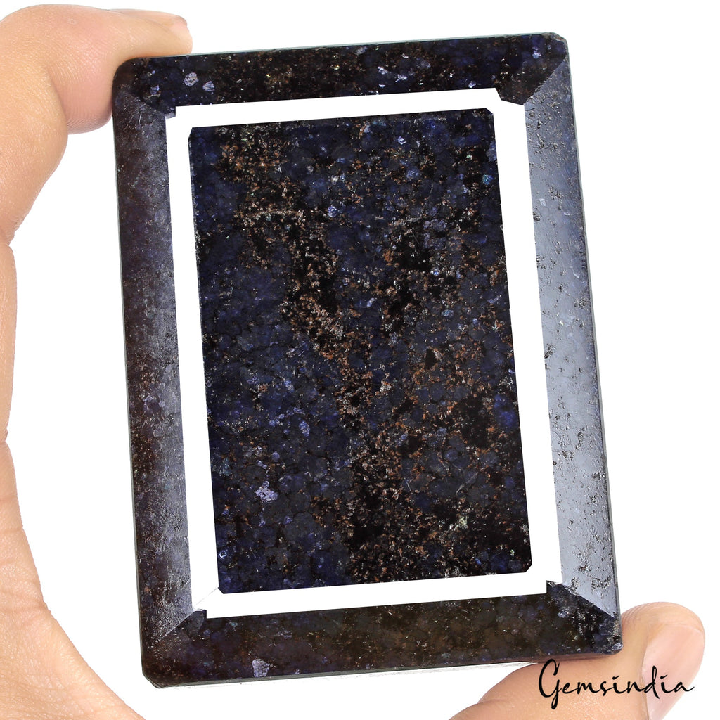 2300 Ct Natural Dark Blue Sapphire Octagon Faceted Earth Mined Museum Size Gems