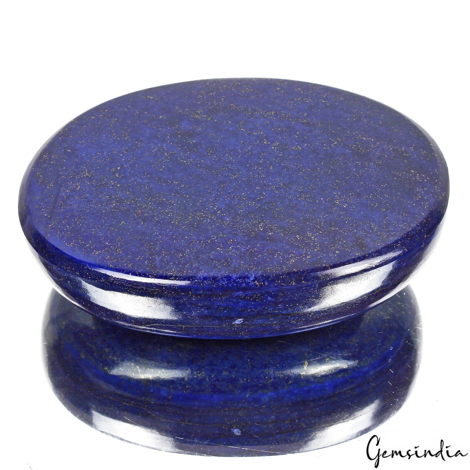Large 4300 Ct Natural Blue Lapis Lazuli With Gold Flecks Oval Cabochon Gemstone