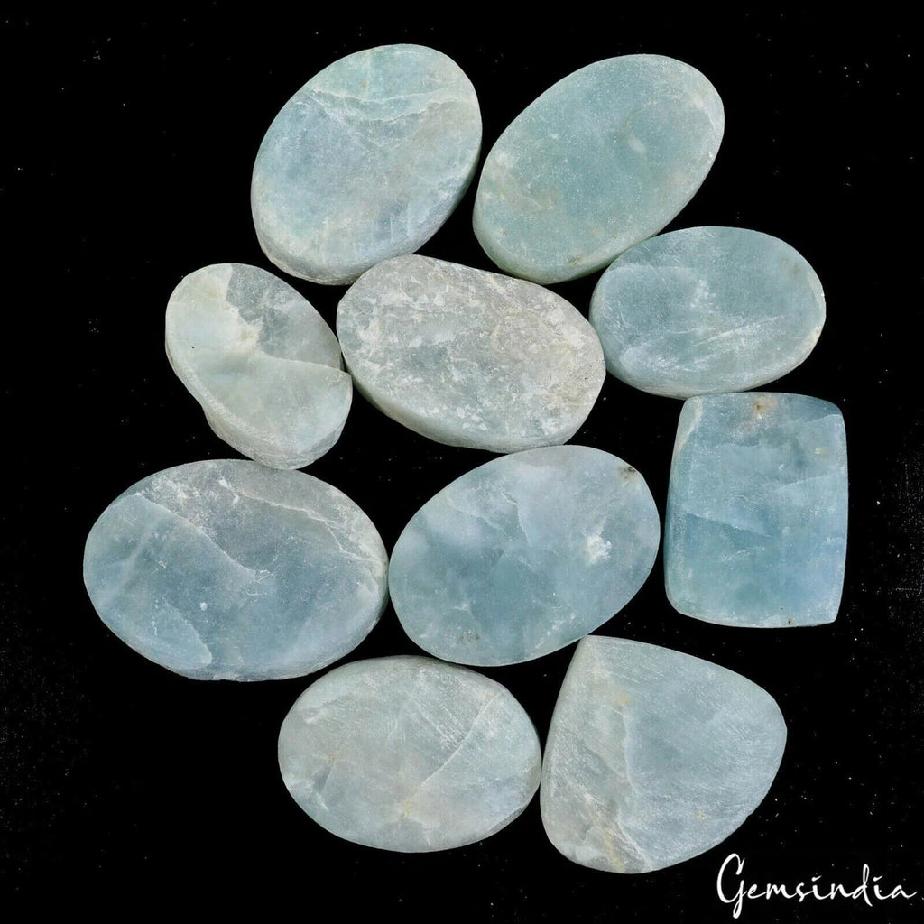 650 Ct Natural Aqua Blue Aquamarine Uncut Druzy Rough Loose Gemstone Lot 10 Pcs