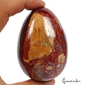 1600 Ct Natural Mookaite Jasper Oval Shape Egg Healing Mineral Gems With Stand