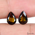 2.95 Ct Natural Red Brown Tourmaline Pear Faceted Certified Loose Gems Jewelry
