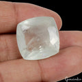 38.70 Ct Natural Aquamarine Cushion Faceted Cut Loose Untreated Gem for Jewelry