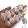 1050 Ct Natural Untreated Pink Rose Quartz Mix Cabochon Loose Wholesale Gems Lot