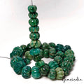 650 Ct Natural Green Brazilian Emerald Pumpkin Carving Loose Drilled Beads Gems