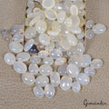120 Pcs Natural Silky Moonstone 8-22mm Oval Cabochon Untreated Gemstones 1000 Ct
