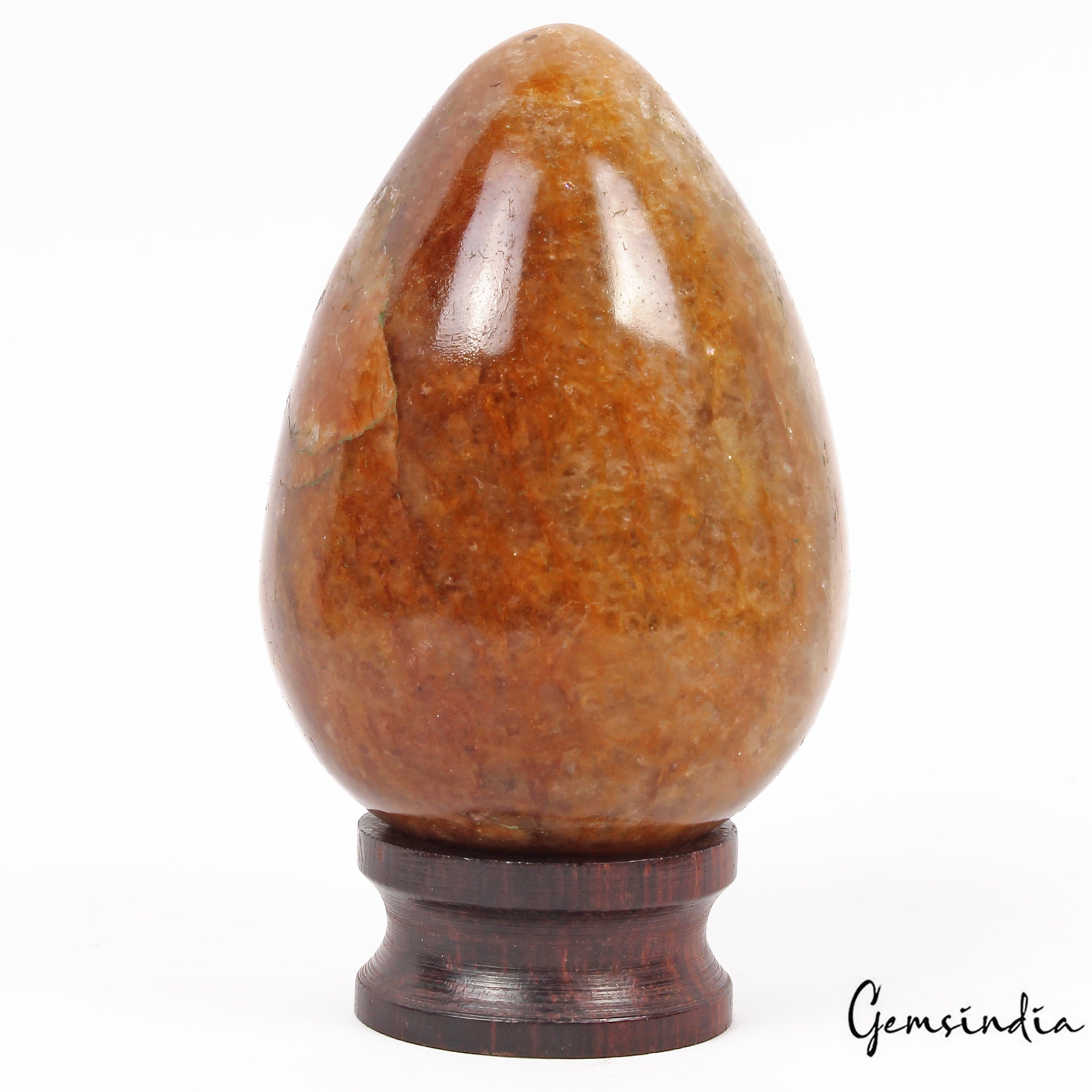 Aventurine Sphere, Untreated, Brown — 59 x 42mm, 640 Ct