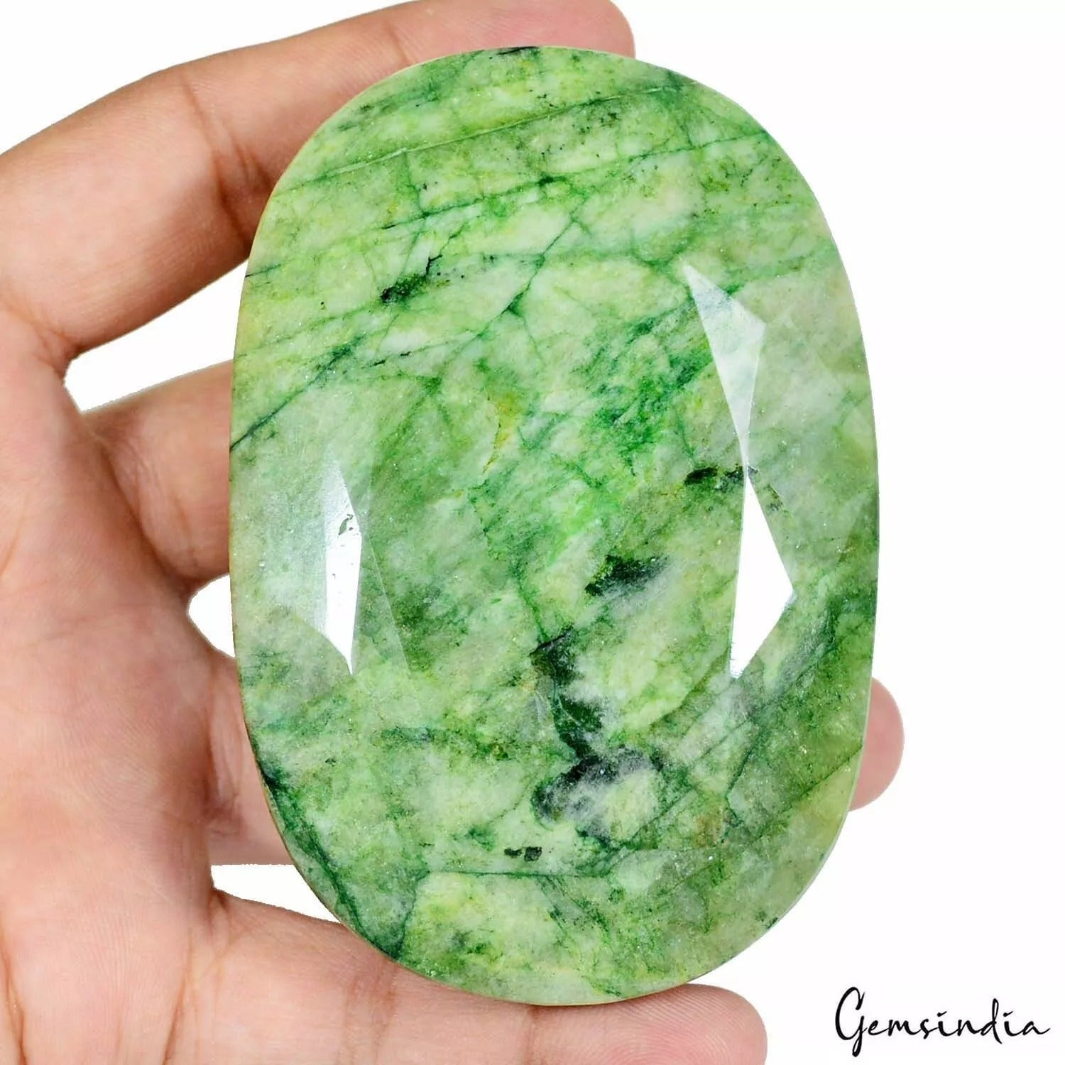 Natural Green Brazilian Emerald Oval Faceted Earth Mined 1900 Ct Huge Gemstone
