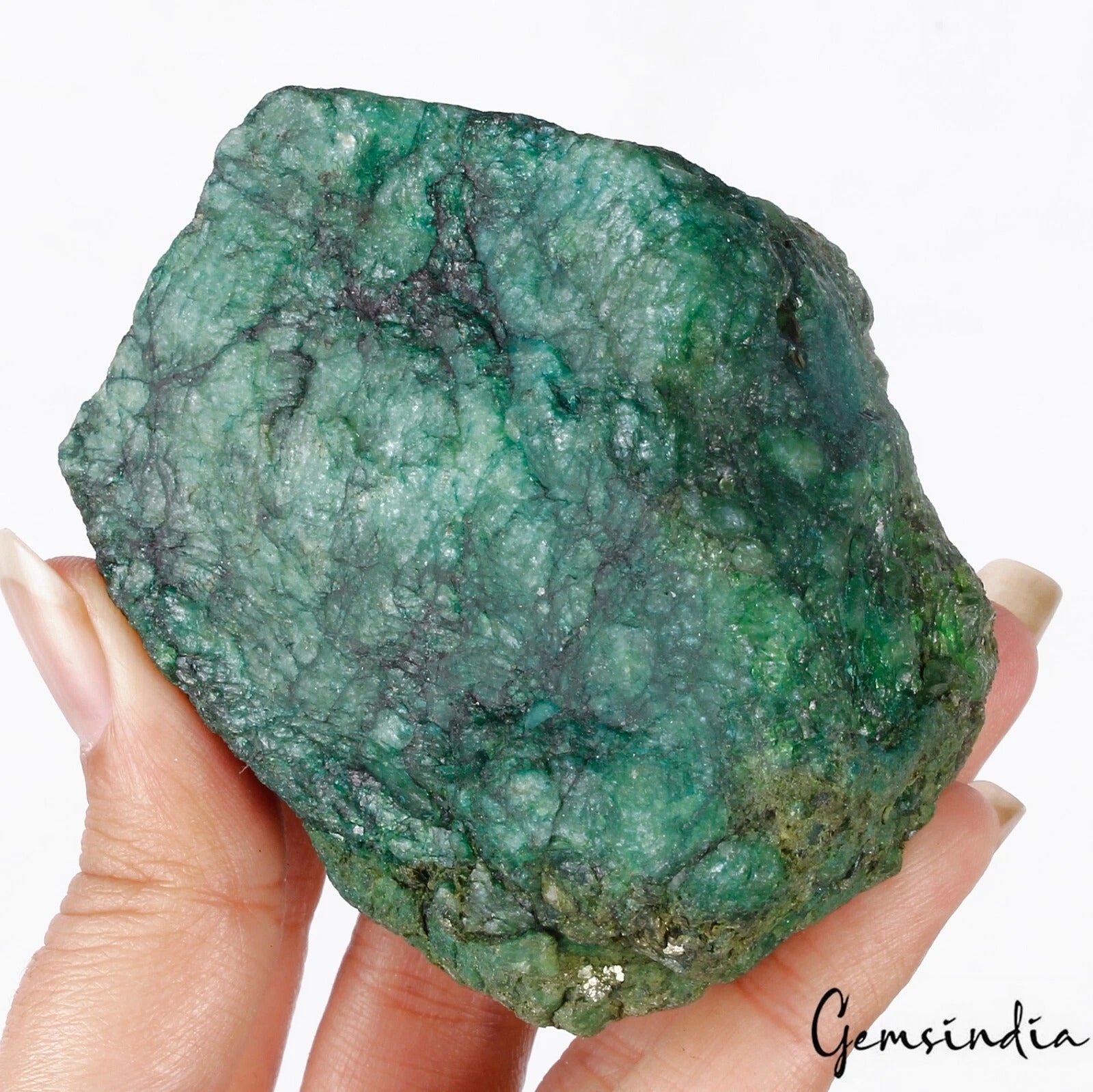 1460 Ct Natural Brazilian Green Emerald Raw Rough Rock Crystal Minerals Huge Gem