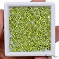 105 Pcs 50 Cts Parrot Green Peridot 6mmx4mm Calibrated Oval Cut Natural Gemstone