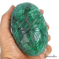 3640 Ct Natural Emerald Oval Shape Amazing Carving Earth Mined Museum Size Gem