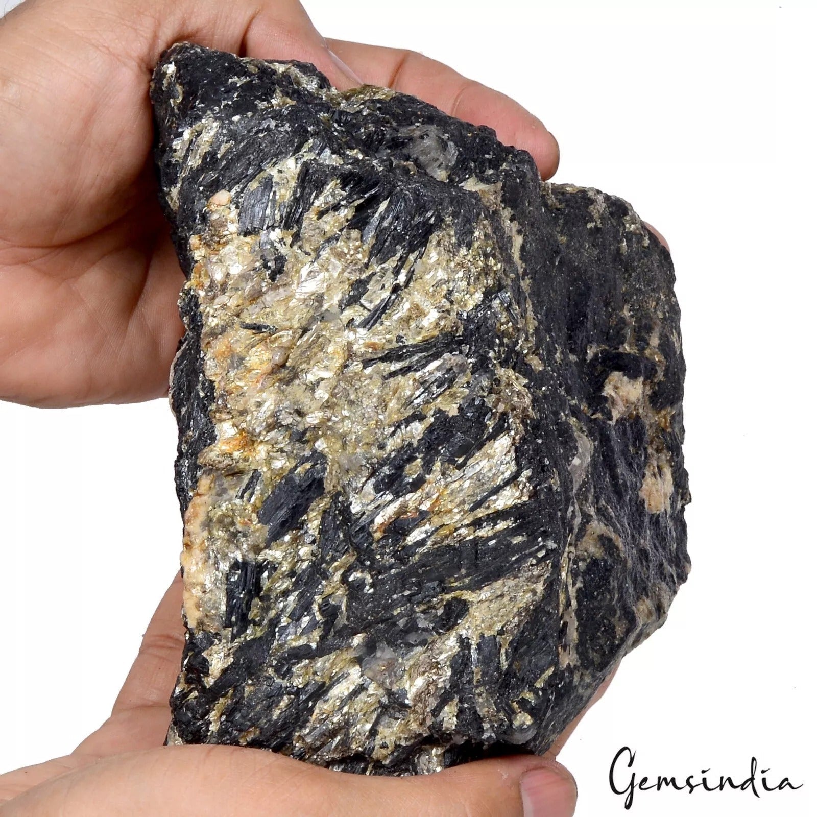 2.7Kg Natural Black Tourmaline Original Specimen Quartz Crystal Rough Stone Rock