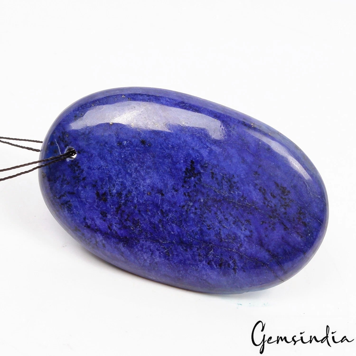 136.60 Ct Natural Blue Lapis Lazuli Oval Cabochon Side Drilled Briolette Gems