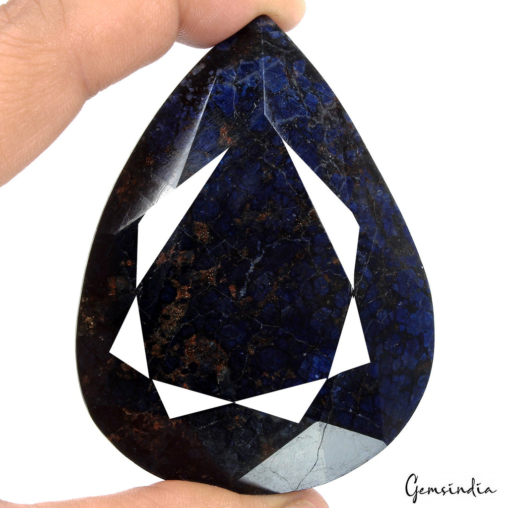 1220 Carat Natural Blue Sapphire Pear Cut Loose Earth mined Madagascar Gemstone