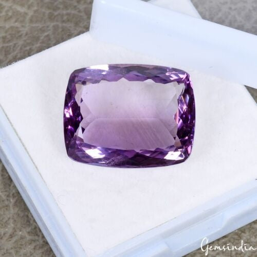 Amethyst Loose Gemstone, Untreated, Purple — 21x16x8 mm, 23.40 Ct, Brazil