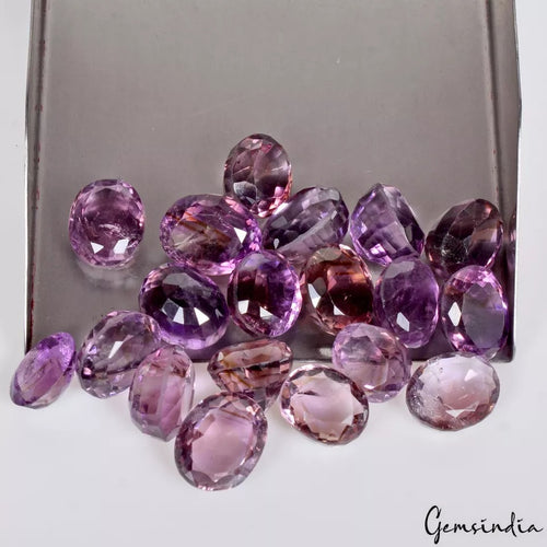 Amethyst Lot, Loose Gemstone, Untreated — 19 Pieces, 12mm to 15mm, 172 Ct, Brazil
