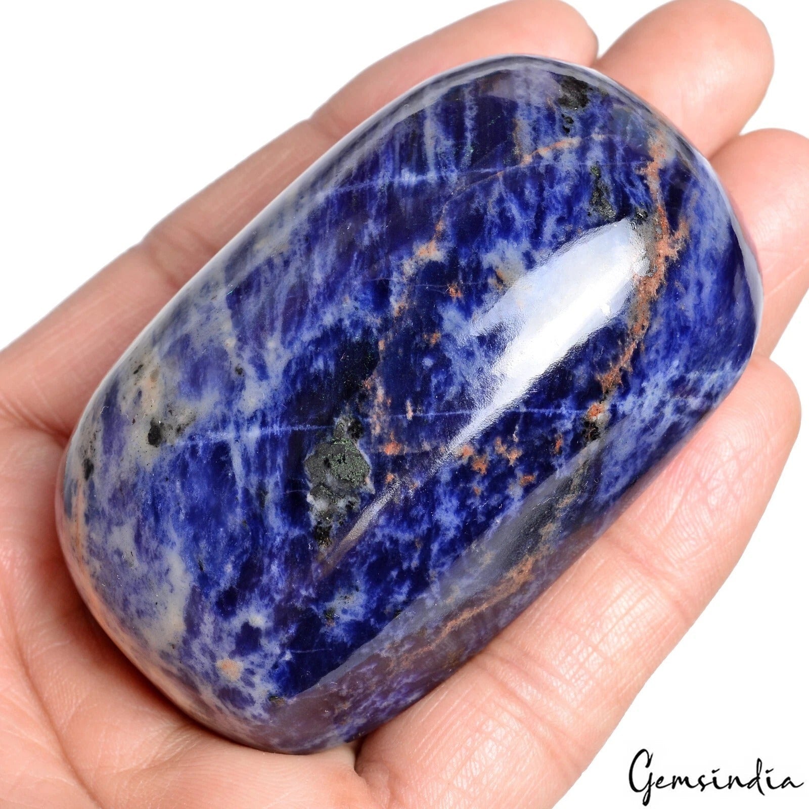 Natural Untreated Blue Sodalite Cushion Cab Earth Mined Loose Gemstone 950 Cts