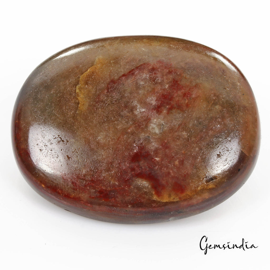 Certified 300 Cts Natural Untreated Brown Red Sapphire Oval Cab Loose Huge Gem