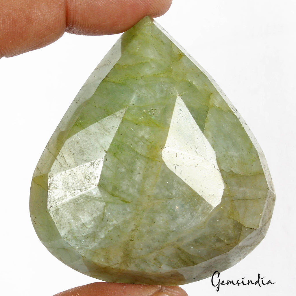 Emerald Loose Gemstone, Green — 63x57x21mm, 480 Ct, Brazil