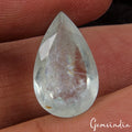 Certified 4.50 Ct Natural Untreated Brazilian Aquamarine Pear Cut Loose Gemstone