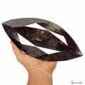 Large 2.2 Kg Natural Huge Green Red Ruby Zoisite Marquise Untreated Gemstone