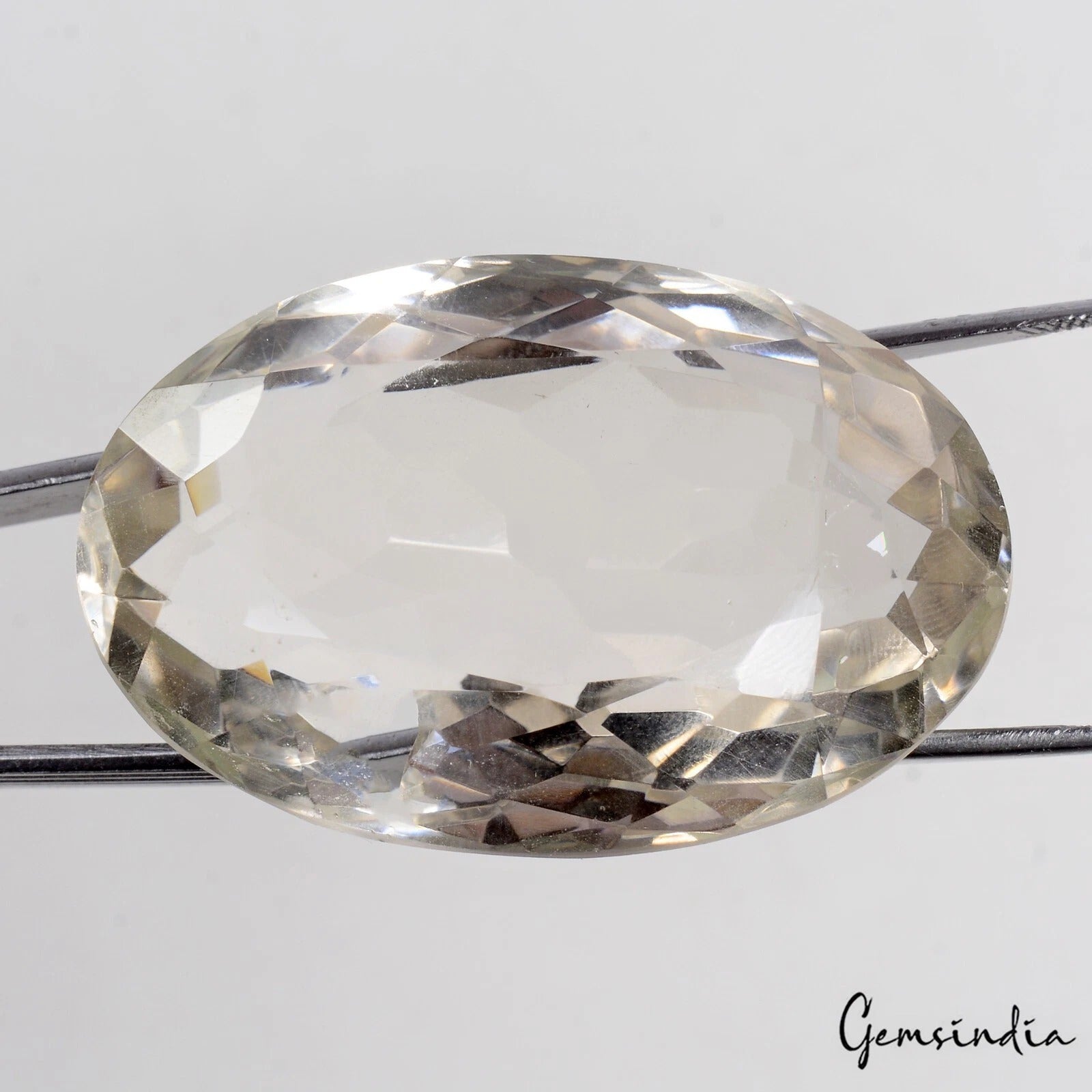 White Quartz Loose Gemstone, Untreated — 45 x 29 x 20mm, 162.50 Ct