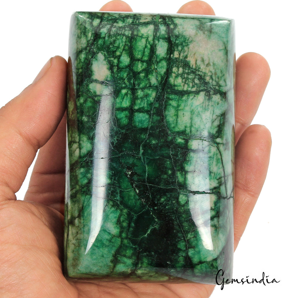 3060 Ct Natural Earth Mined Rectangular Cabochon Emerald Huge Size Loose Gems