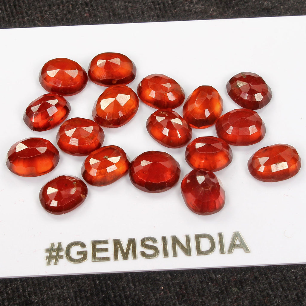 Natural 45.80 Ct Oval Cut Gomed/Garnet High Quality Hessonite Loose Gemstone Lot