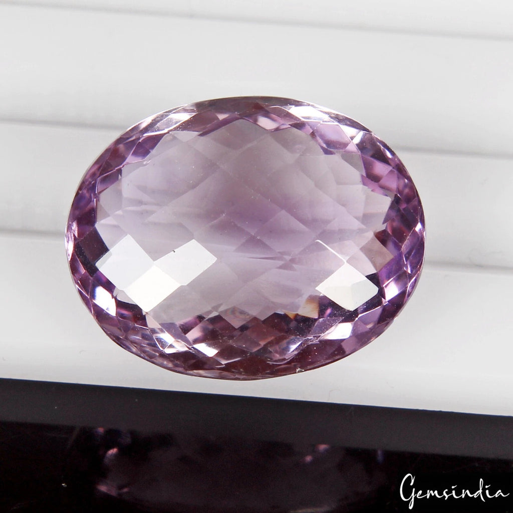 Amethyst Loose Gemstone, Untreated — 23 x 18 x 11mm, 28.20 Ct, Brazil