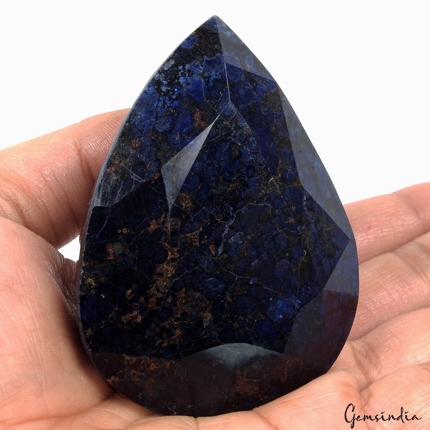 1220 Carat Natural Blue Sapphire Pear Cut Loose Earth mined Madagascar Gemstone