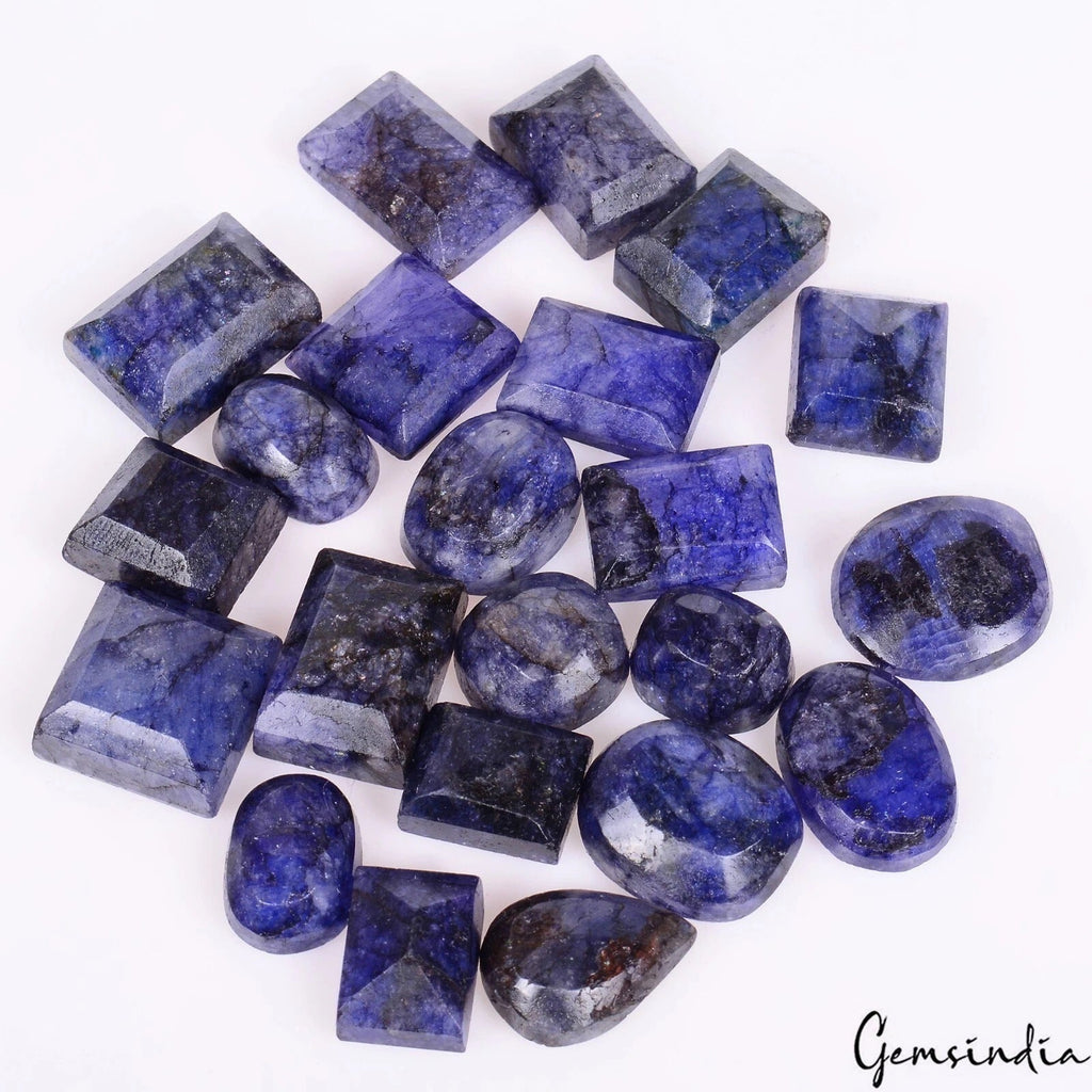 300 Cts Natural Blue Beryl Mix Cut 12-18mm Loose Gemstones Wholesale Lot~ 22 Pcs