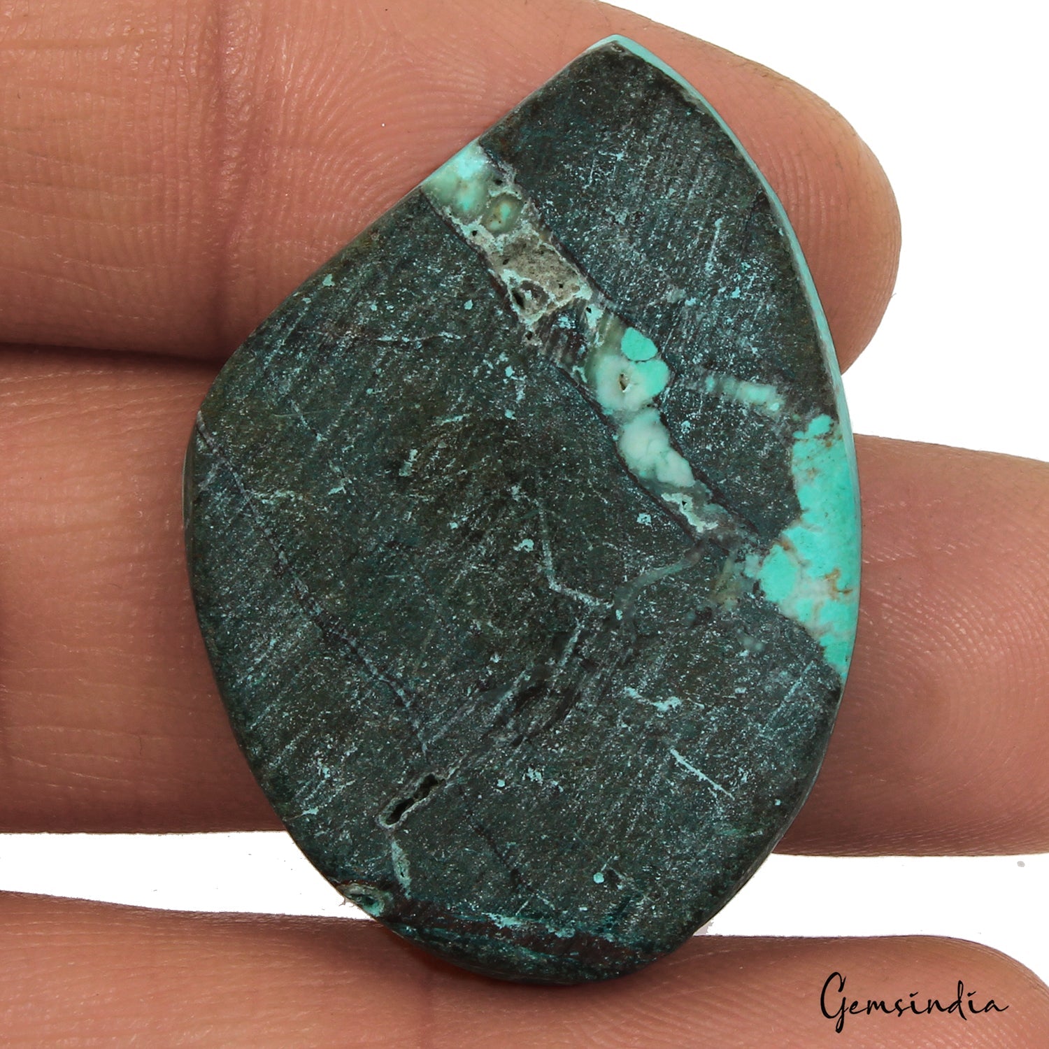 40.70 Ct Natural Arizona Blue Turquoise Fancy Cab Loose Gems From United State