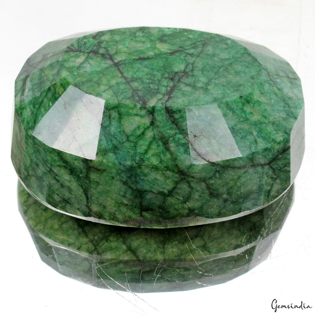 2420 Cts Natural Green Emerald Oval Cut Huge Earth Mined Museum Size Gemstone