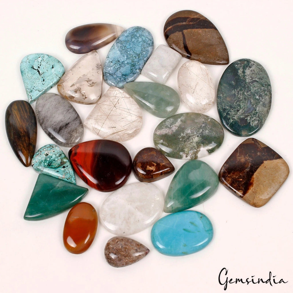 1430 Cts/23 Pcs Natural Multi-Color Mix Cut Loose Gems Wholesale Lot For Jewelry
